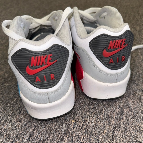 Nike Air Max (7Y) Red/White/Blue Sneakers - Picture 8 of 11